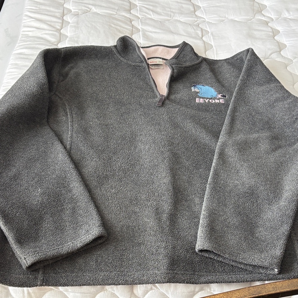 Disney Store Exclusive Gray Fleece Pullover
